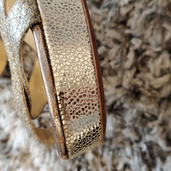 Jimmy Choo Glittering Silver Heels - Picture 5 of 16